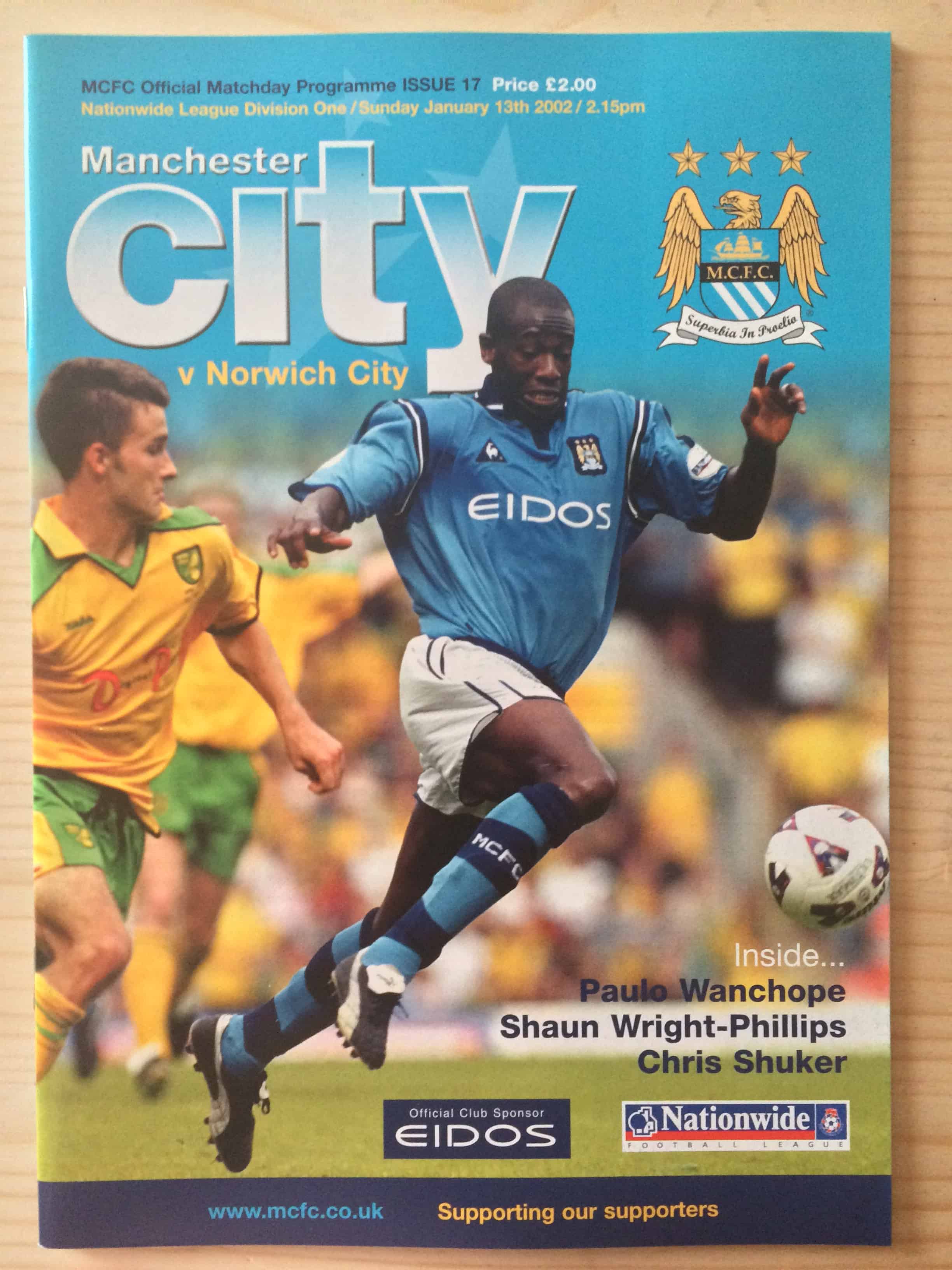 Manchester City FC v Norwich City FC